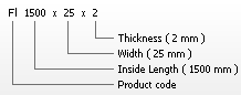 Rubber Nayloan Sadwich Belt